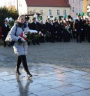 Uroczystości pod pomnikiem Jana Wyżykowskiego w Lubinie.